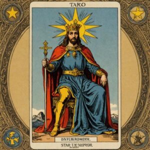 Combinação das cartas A Estrela e O Imperador como conselho do dia