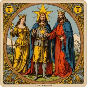 Combinação das cartas A Estrela e O Imperador em relacionamentos