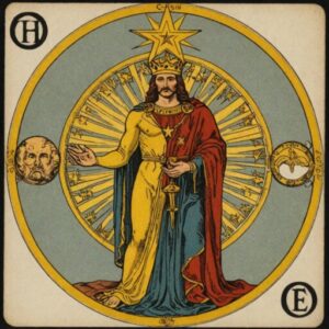 Combinação das cartas A Estrela e O Imperador na saúde
