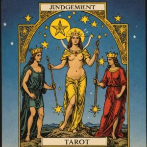 Combinação das cartas A Estrela e O Julgamento no trabalho