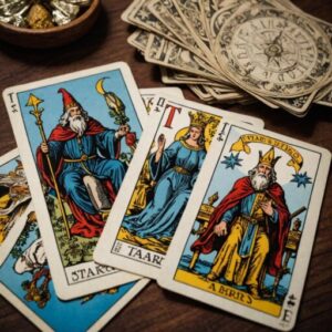 Combinação das cartas A Estrela e O Mago na vida financeira