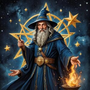 Combinação das cartas A Estrela e O Mago sobre o futuro