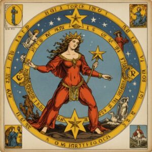 Combinação das cartas A Estrela e O Mundo no trabalho