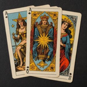 Combinação das cartas A Estrela e Os Enamorados sobre decisões difíceis