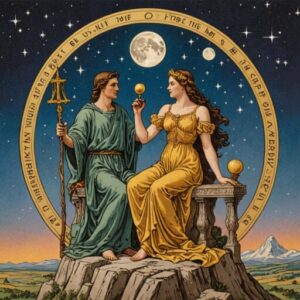 Combinação das cartas A Lua e A Justiça em relacionamentos