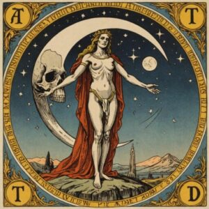 Combinação das cartas A Lua e A Morte na saúde