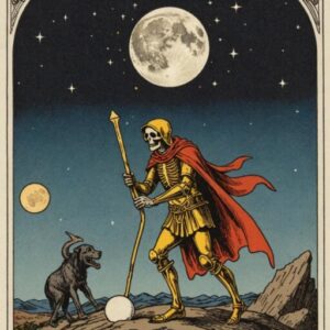 Combinação das cartas A Lua e A Morte no trabalho