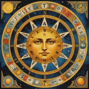 Combinação das cartas A Lua e A Roda da Fortuna como conselho do dia