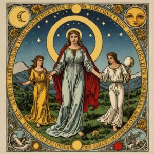 Combinação das cartas A Lua e A Temperança na saúde