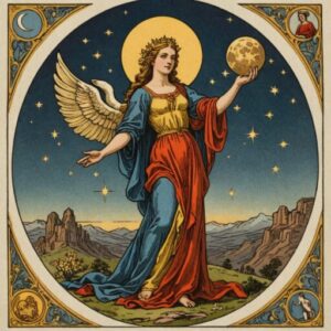 Combinação das cartas A Lua e A Temperança na vida espiritual