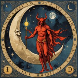 Combinação das cartas A Lua e O Diabo sobre decisões difíceis