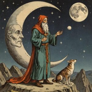 Combinação das cartas A Lua e O Eremita sobre o futuro