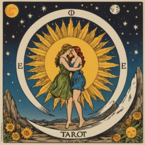 Combinação das cartas A Lua e O Sol no amor