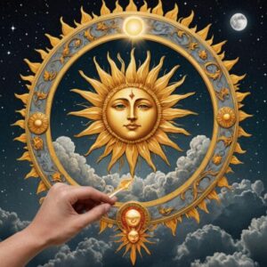 Combinação das cartas A Lua e O Sol no trabalho