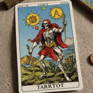 Combinação das cartas A Morte e A Estrela na vida financeira