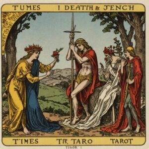 Combinação das cartas A Morte e A Força em momentos de transição