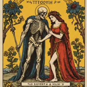 Combinação das cartas A Morte e A Força no amor