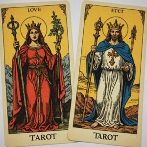 Combinação das cartas A Morte e A Justiça em relacionamentos