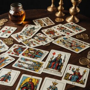 Combinação das cartas A Morte e A Justiça sobre decisões difíceis
