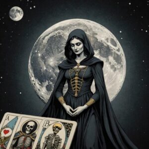 Combinação das cartas A Morte e A Lua em momentos de transição