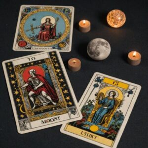 Combinação das cartas A Morte e A Lua sobre decisões difíceis