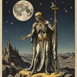 Combinação das cartas A Morte e A Lua sobre o futuro