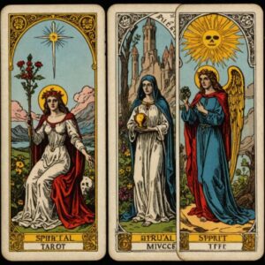 Combinação das cartas A Morte e A Temperança na vida espiritual