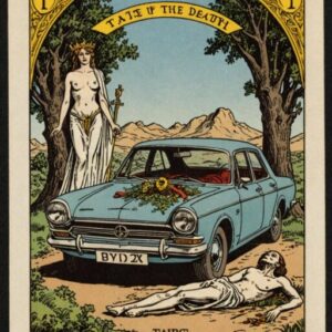 Combinação das cartas A Morte e O Carro como conselho do dia