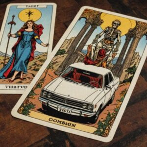 Combinação das cartas A Morte e O Carro em relacionamentos