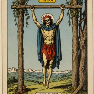 Combinação das cartas A Morte e O Enforcado como conselho do dia