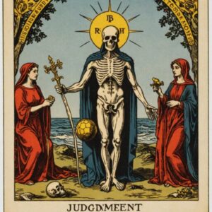 Combinação das cartas A Morte e O Julgamento na saúde