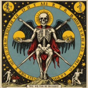 Combinação das cartas A Morte e O Mundo na saúde