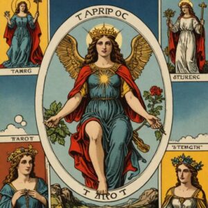Combinação das cartas A Temperança e A Força sobre o futuro