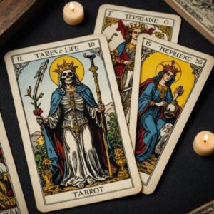 Combinação das cartas A Temperança e A Morte na vida espiritual