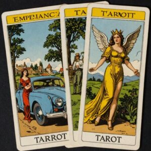 Combinação das cartas A Temperança e O Carro na vida espiritual