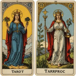 Combinação das cartas A Temperança e O Hierofante na vida espiritual