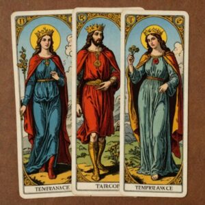 Combinação das cartas A Temperança e O Hierofante sobre decisões difíceis