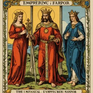 Combinação das cartas A Temperança e O Imperador na vida financeira