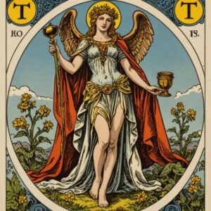 Combinação das cartas A Temperança e O Mundo na vida financeira