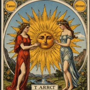 Combinação das cartas A Temperança e O Sol em relacionamentos