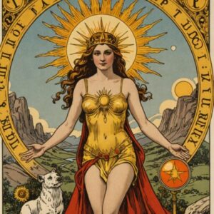Combinação das cartas A Temperança e O Sol sobre o futuro