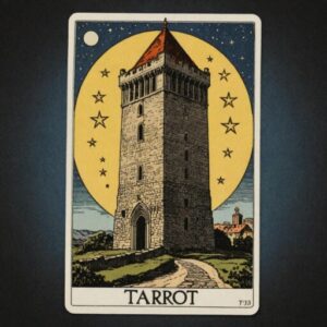 Combinação das cartas A Torre e A Estrela como conselho do dia