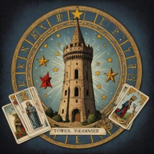 Combinação das cartas A Torre e A Estrela em momentos de transição