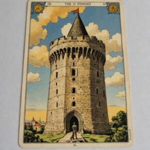 Combinação das cartas A Torre e A Força como conselho do dia