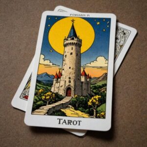 Combinação das cartas A Torre e A Força na vida espiritual