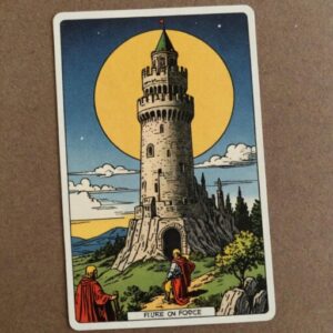 Combinação das cartas A Torre e A Força sobre o futuro