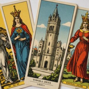Combinação das cartas A Torre e A Justiça na vida financeira