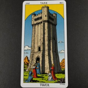 Combinação das cartas A Torre e A Morte como conselho do dia