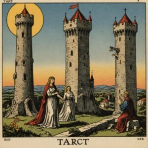 Combinação das cartas A Torre e A Morte na saúde