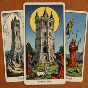 Combinação das cartas A Torre e A Morte na vida espiritual